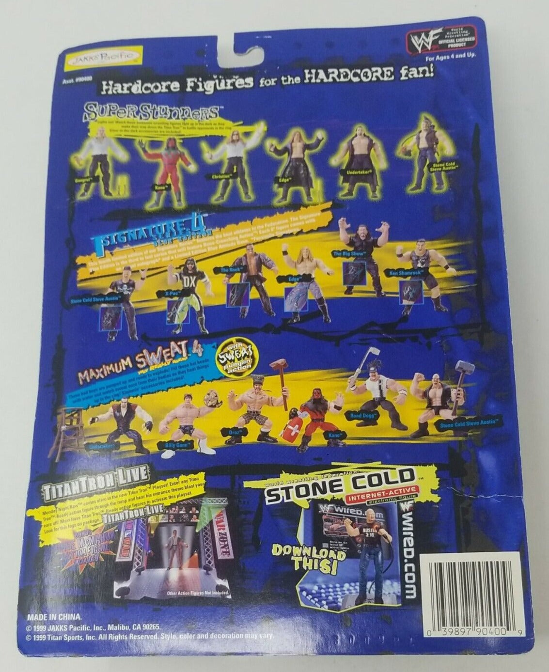 1999 WWF Jakks Pacific Titantron Live Super Stunners Kane