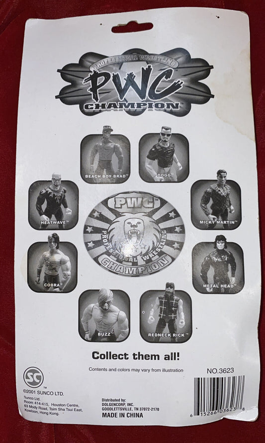 2001 Sunco Ltd. Professional Wrestling Champion Bootleg/Knockoff Metal Head