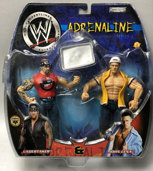 2004 WWE Jakks Pacific Adrenaline Series 4 Undertaker & John Cena