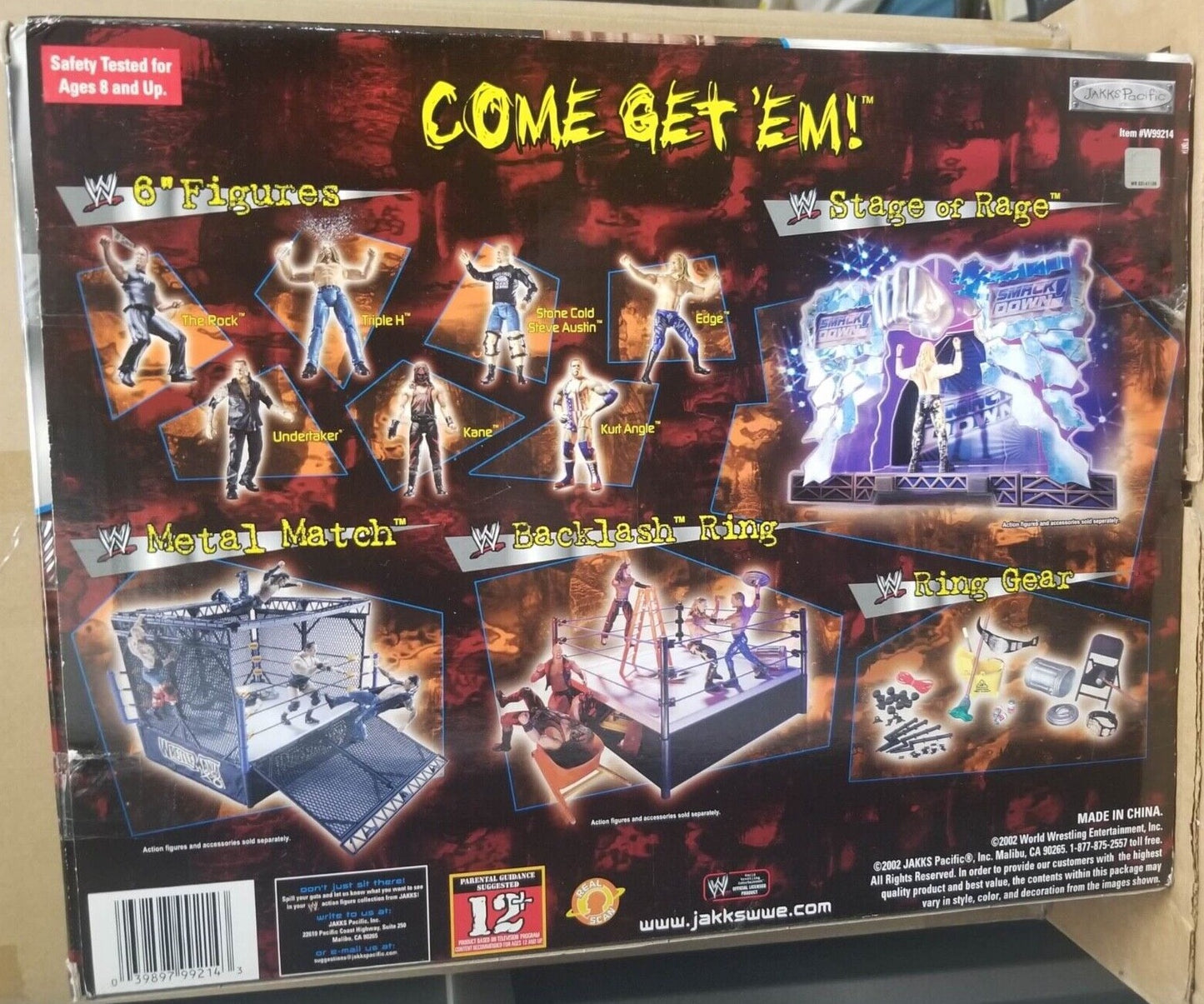 2002 WWE Jakks Pacific R-3 Tech The New RAW Stage