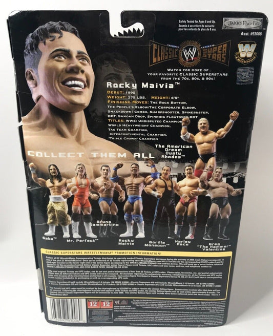 2006 WWE Jakks Pacific Classic Superstars Series 10 Rocky Maivia