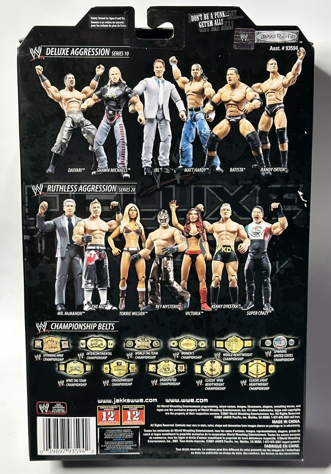2007 WWE Jakks Pacific Deluxe Aggression Series 10 JBL