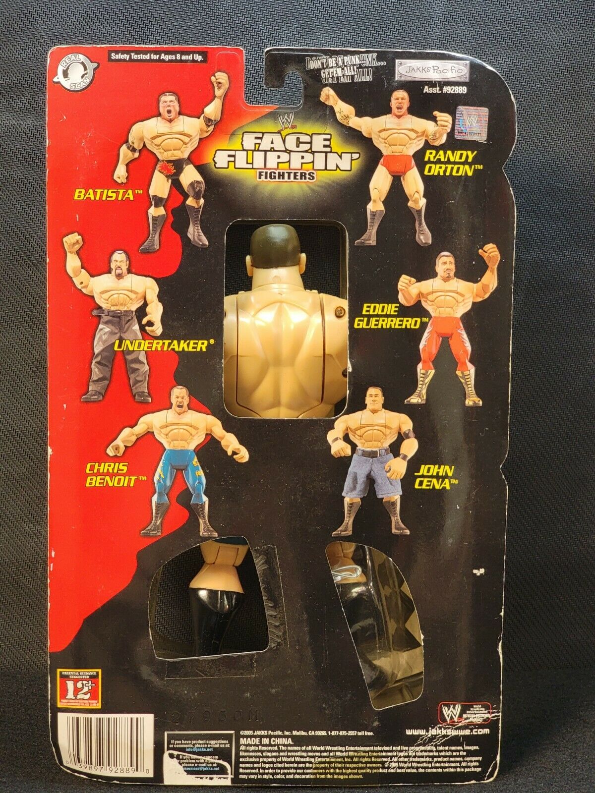 2005 WWE Jakks Pacific Face Flippin' Fighters Series 1 John Cena