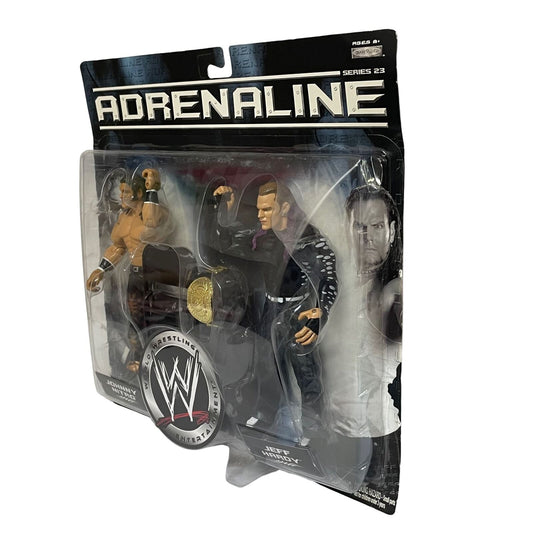 2007 WWE Jakks Pacific Adrenaline Series 23 Johnny Nitro & Jeff Hardy