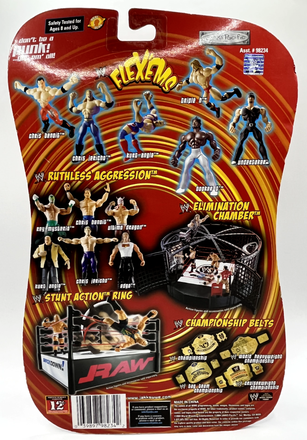 2004 WWE Jakks Pacific Flex 'Ems Series 7 Chris Benoit