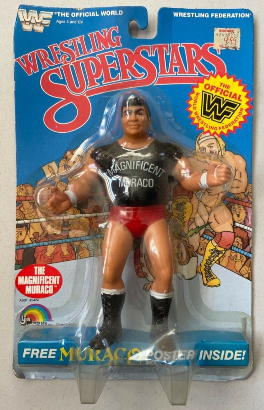 1986 WWF LJN Wrestling Superstars Series 3 The Magnificent Muraco