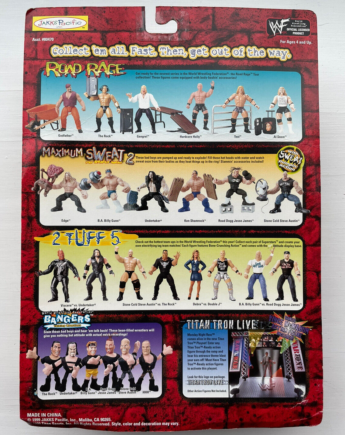 1999 WWF Jakks Pacific SummerSlam '99 "Road Rage" Hardcore Holly