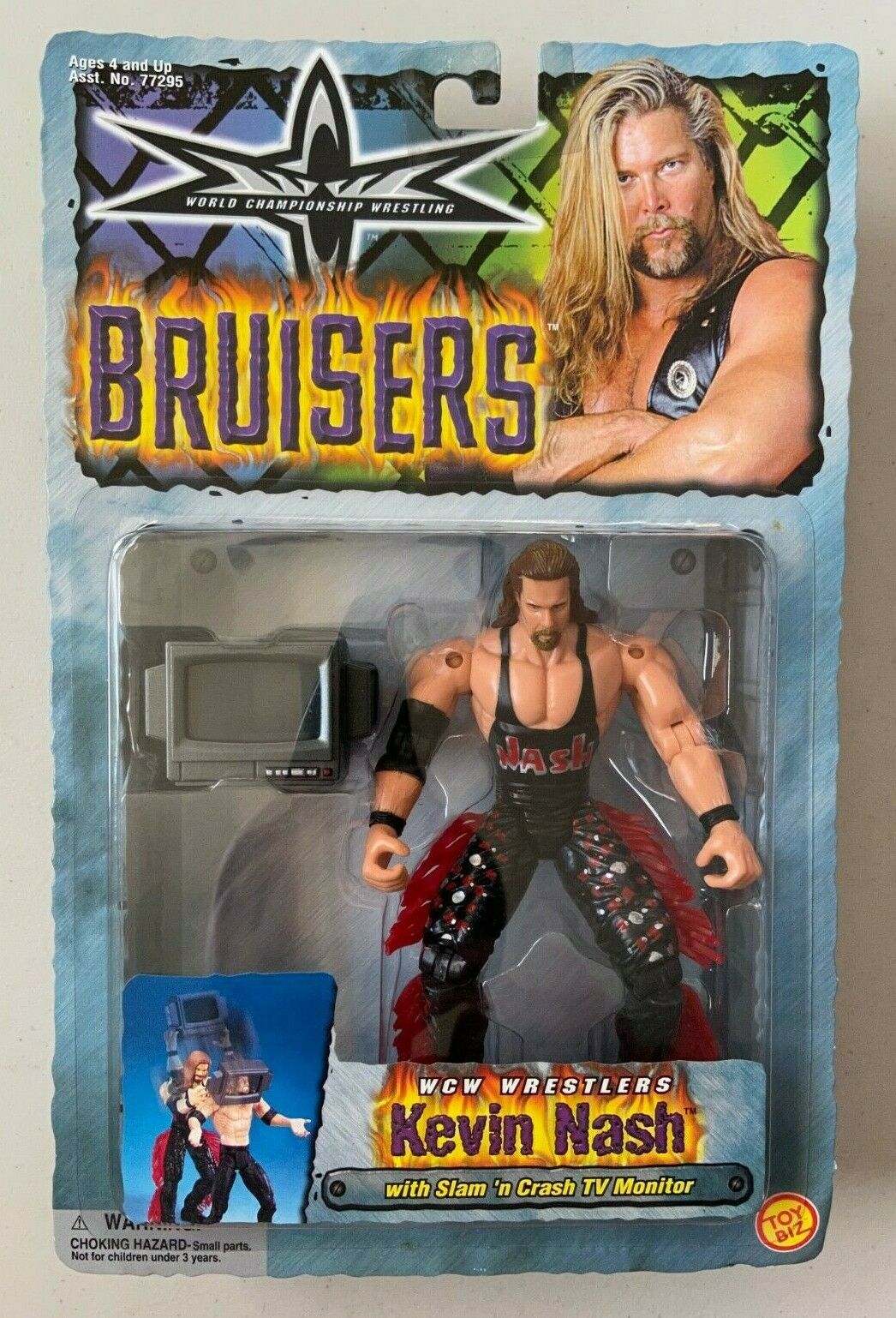 1999 WCW Toy Biz Bruisers Kevin Nash – Wrestling Figure Database