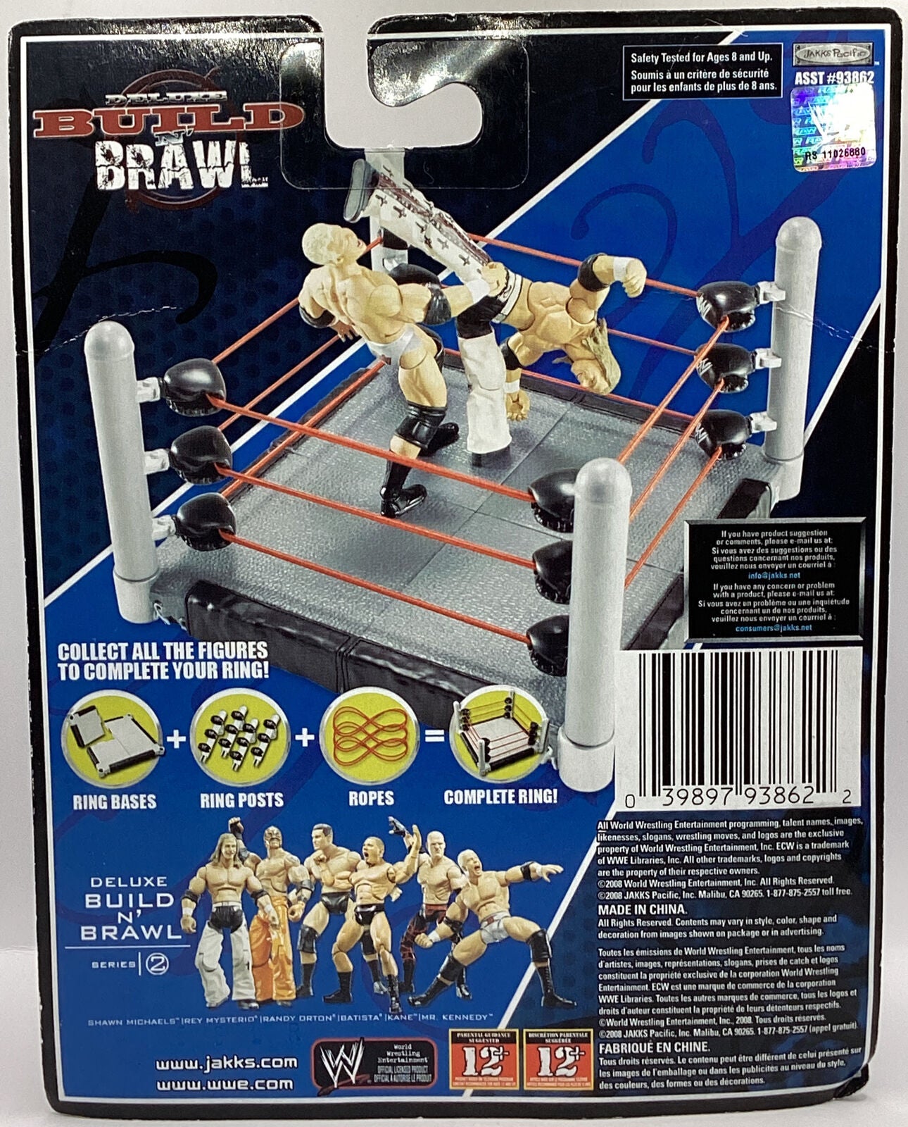 2008 WWE Jakks Pacific Deluxe Build 'N' Brawl Series 2 Kane