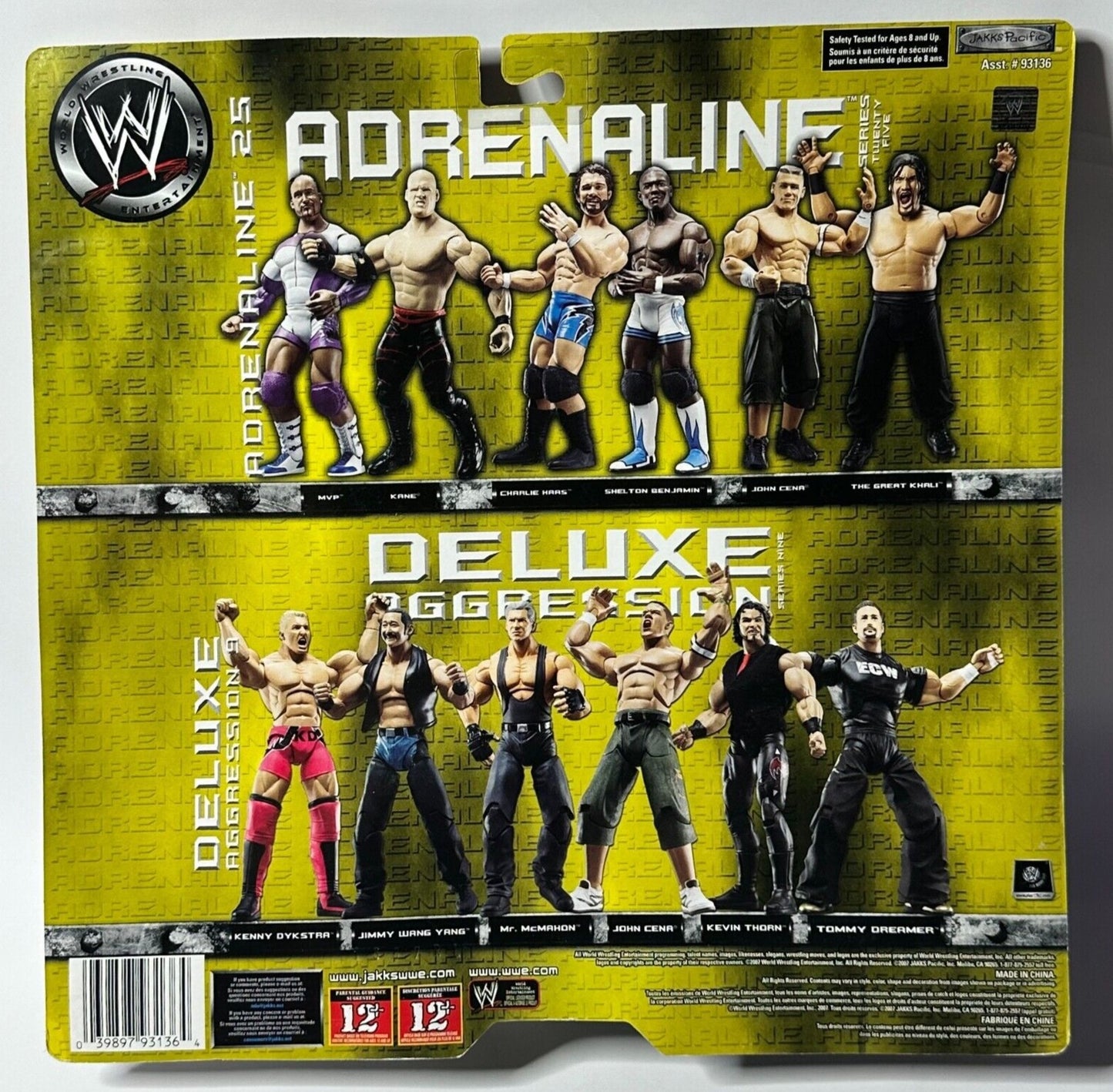 2007 WWE Jakks Pacific Adrenaline Series 25 Charlie Haas & Shelton Benjamin