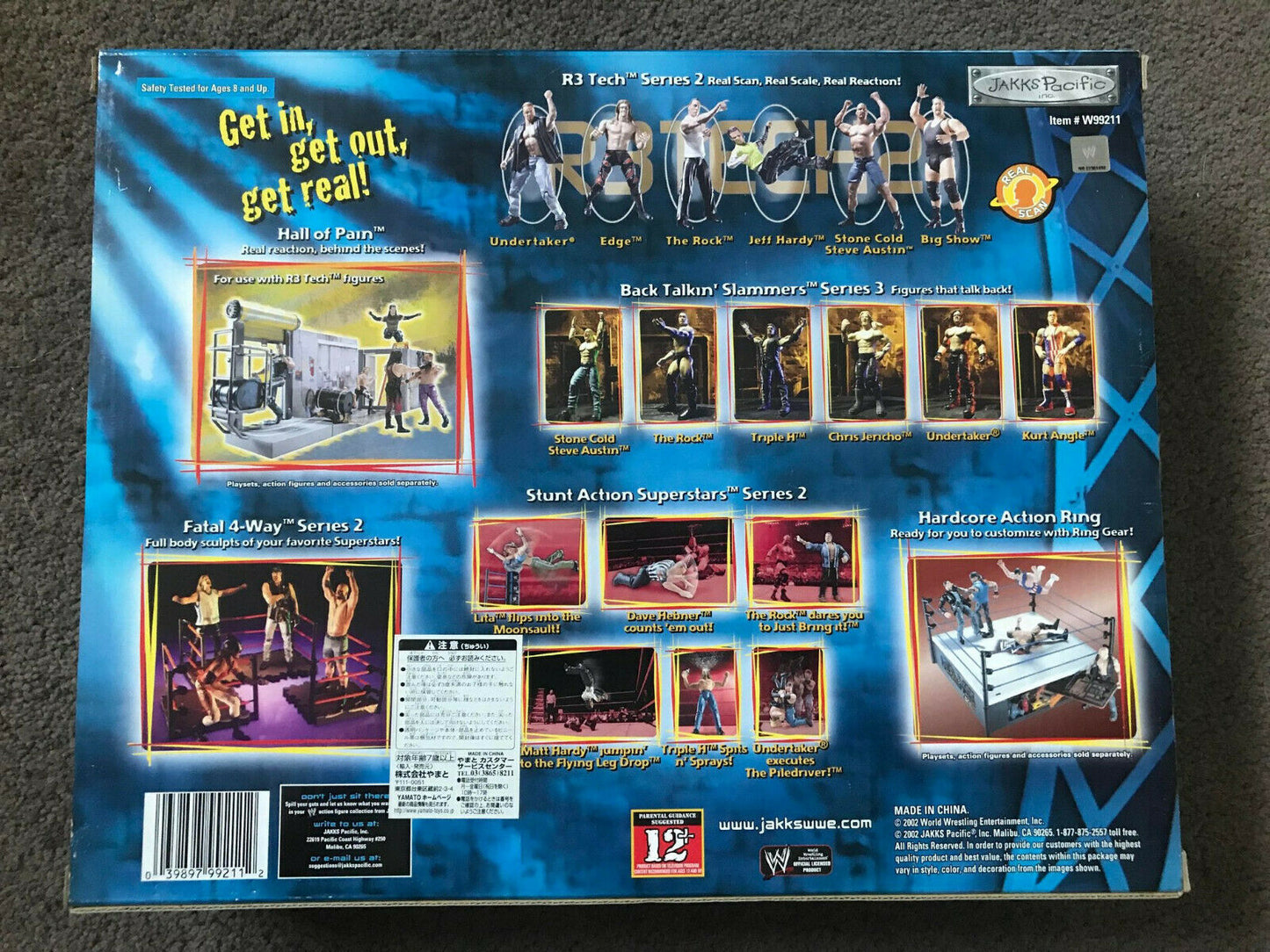 2002 WWE Jakks Pacific R-3 Tech Stage of Rage