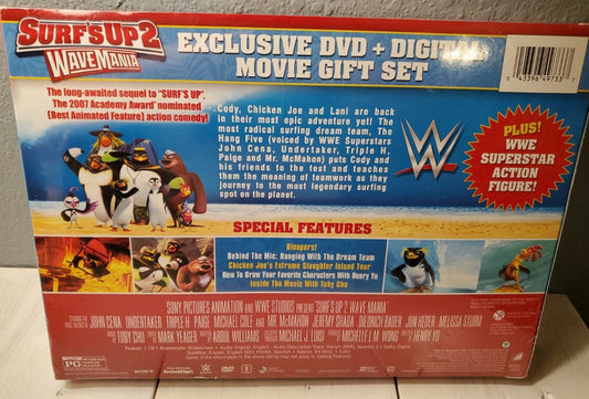 2016 WWE Mattel Surf's Up 2: Wavemania Walmart Exclusive DVD Gift Set Eva Marie [With Green Gear]