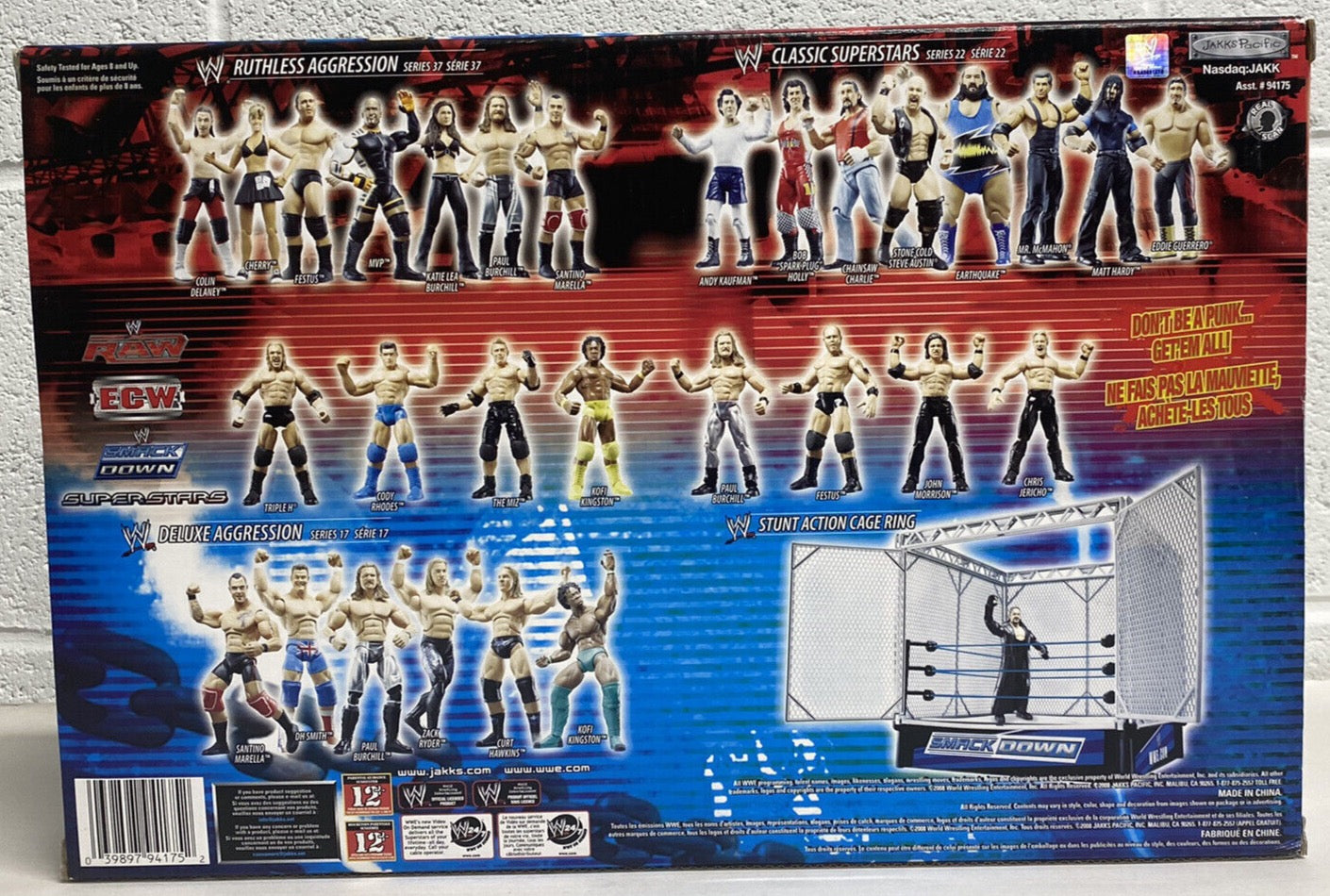 2008 WWE Jakks Pacific Titantron Live "Superstars" Box Set: John Morrison, Festus, Chris Jericho & Paul Burchill