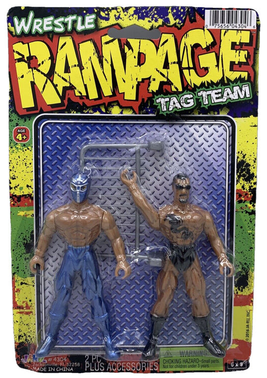2016 Ja-Ru Wrestle Rampage Tag Team: Blue Steel & King Cobra