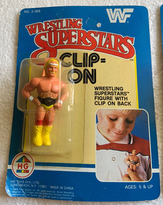 1985 WWF HG Toys Wrestling Superstars Clip-On Hulk Hogan
