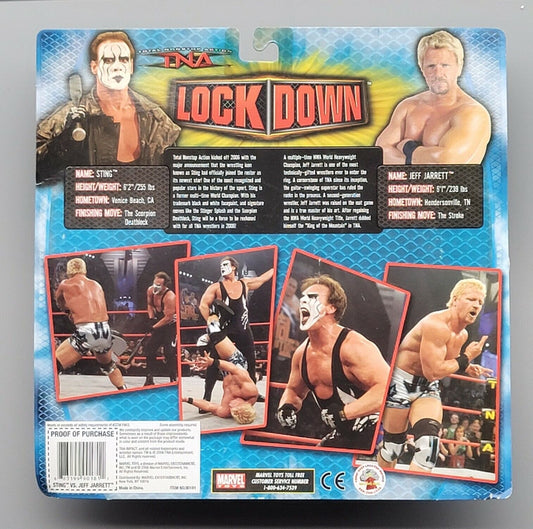 2006 Total Nonstop Action [TNA] Marvel Toys Series 3 Multipack: Sting vs. Jeff Jarrett