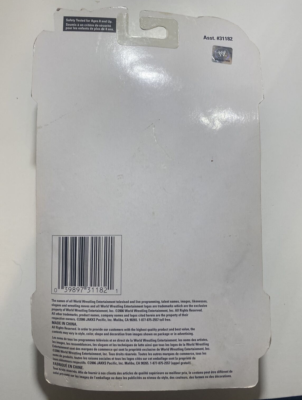 2006 WWE Jakks Pacific Bone-Crunching Action Havoc Unleashed Series 2 Rob Van Dam