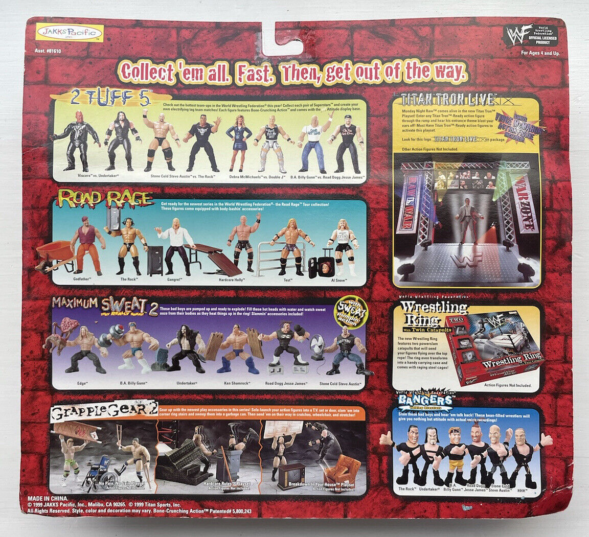 1999 WWF Jakks Pacific 2 Tuff Series 5 Ministry of Darkness: Viscera & Undertaker