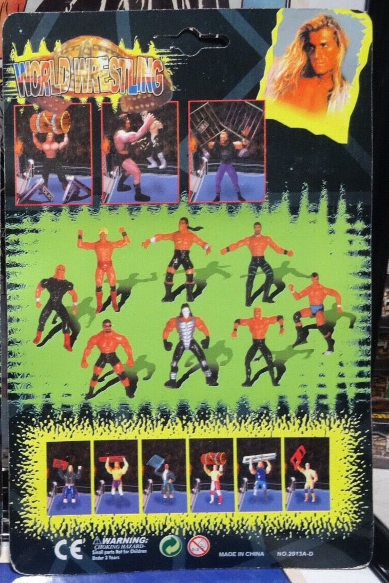 World Wrestling Bootleg/Knockoff WCW Toy Biz Steel Slammers 2-Pack