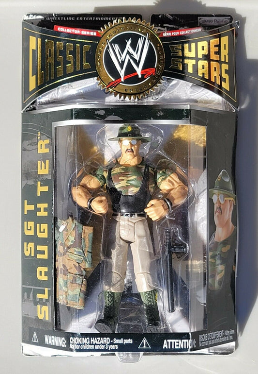 2004 WWE Jakks Pacific Classic Superstars Series 2 Sgt. Slaughter [With Jacket Off]
