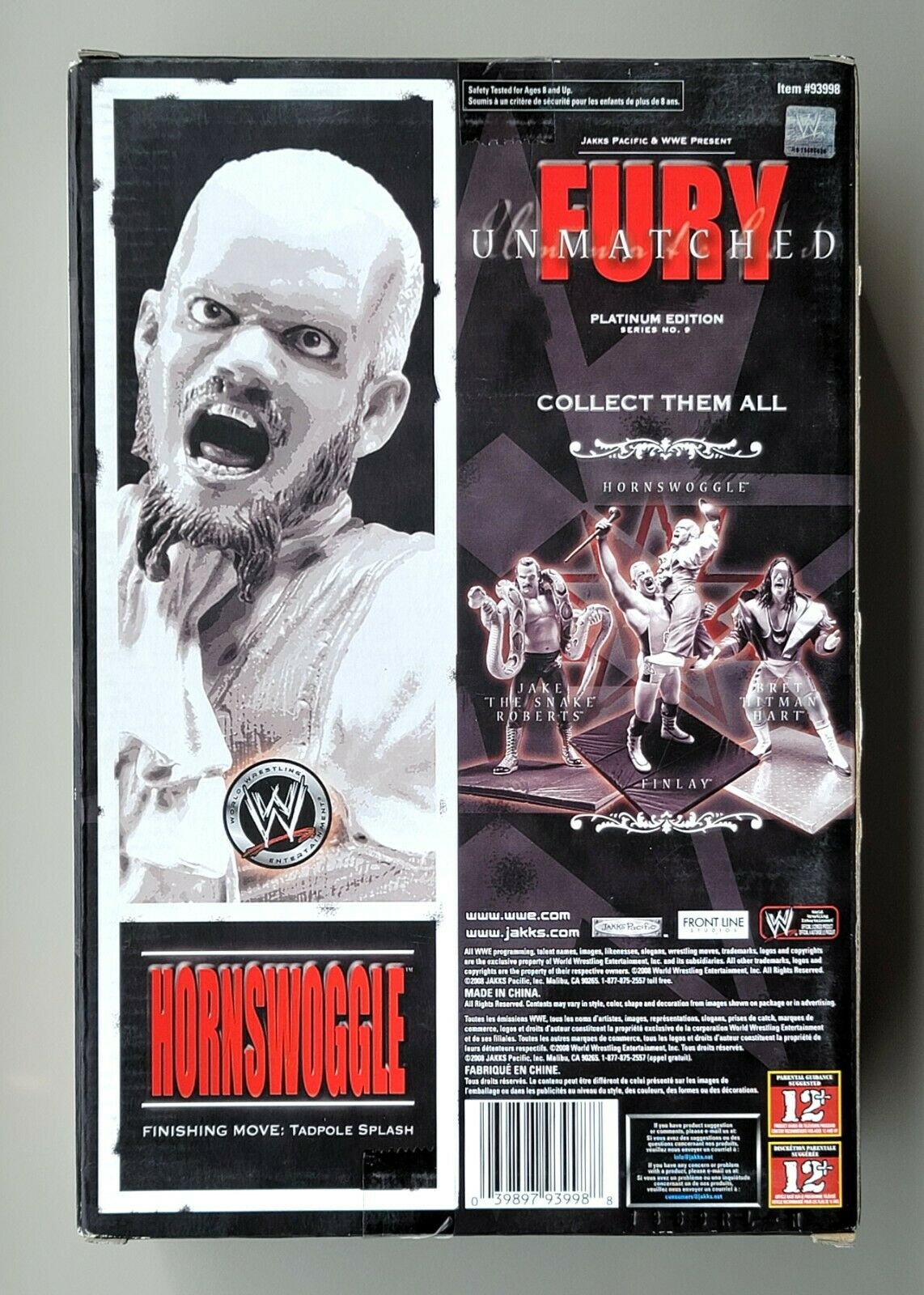 2008 WWE Jakks Pacific Unmatched Fury 1 of 500 Limited Edition Hornswoggle