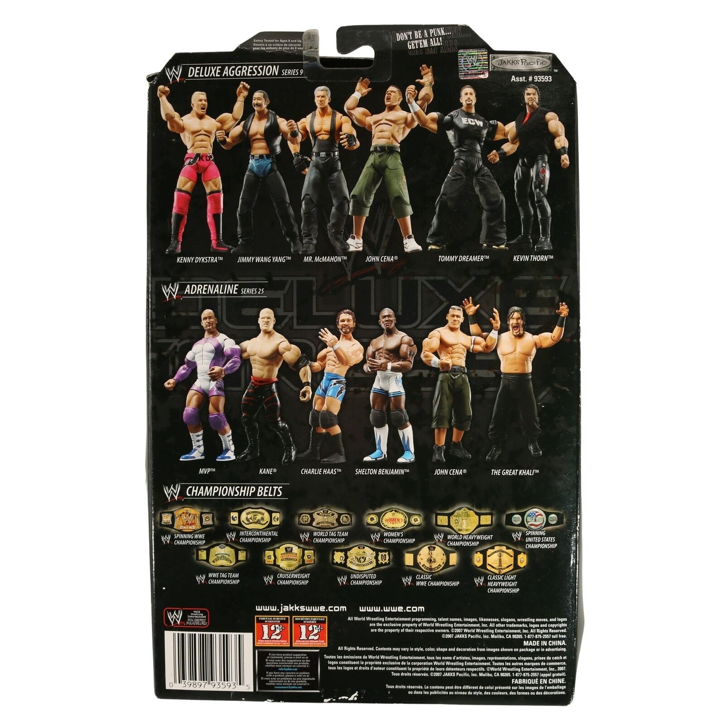 2007 WWE Jakks Pacific Deluxe Aggression Series 9 Kevin Thorn