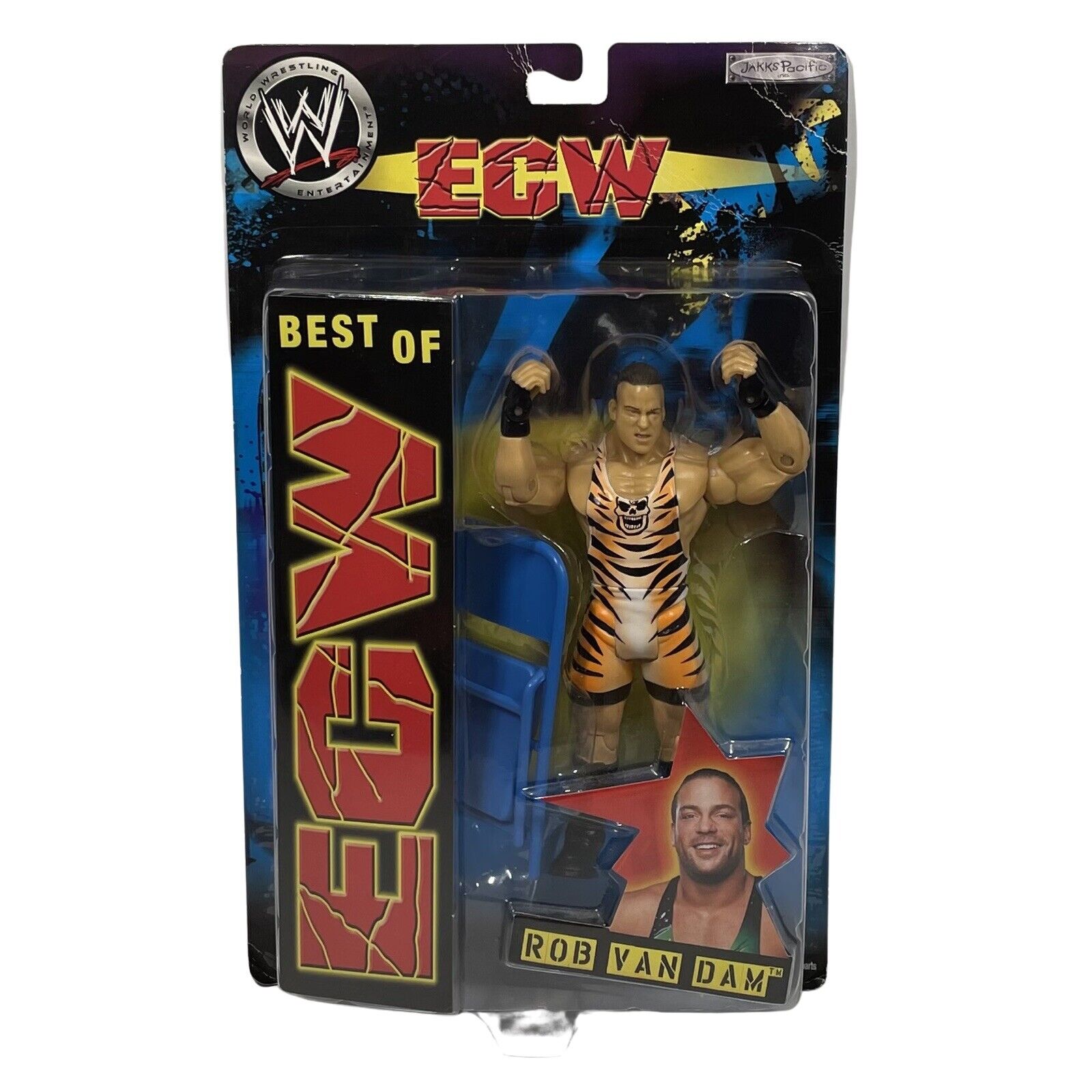 2005 WWE Jakks Pacific Best of ECW Rob Van Dam – Wrestling Figure Database