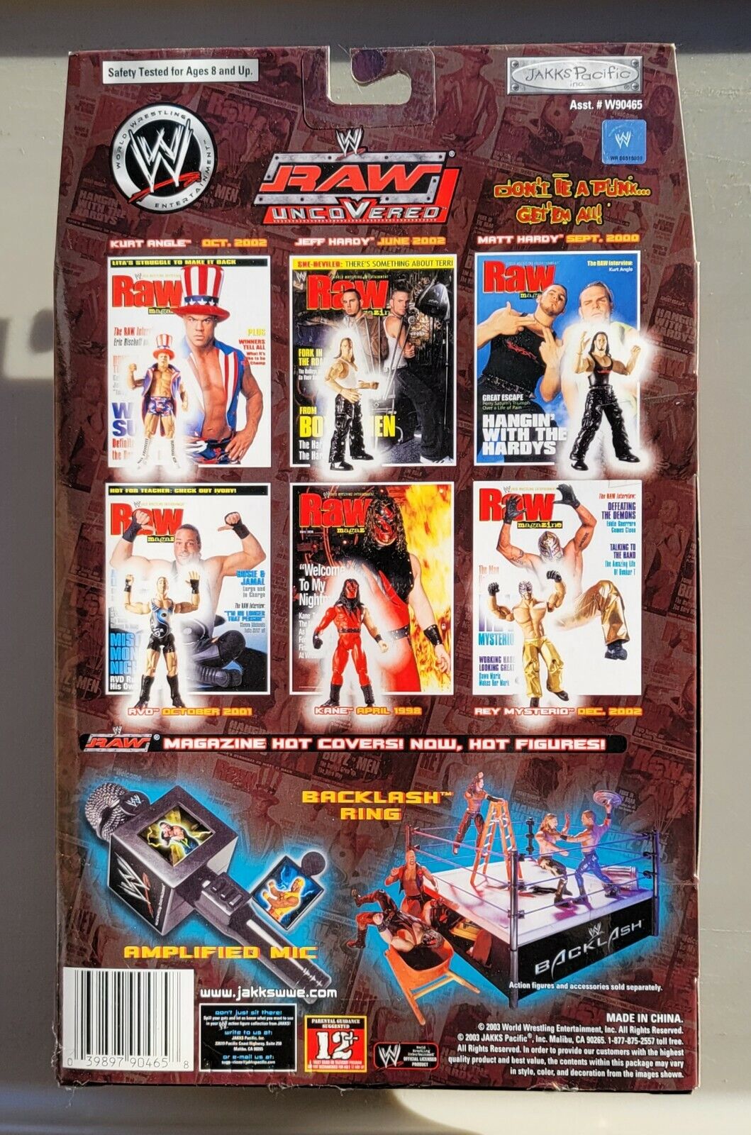 2003 WWE Jakks Pacific Titantron Live Raw Uncovered Rob Van Dam