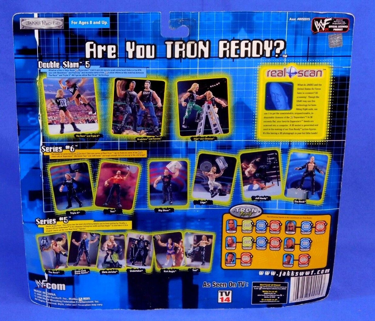 2000 WWF Jakks Pacific Titantron Live Double Slam Series 5: Bradshaw & Farooq