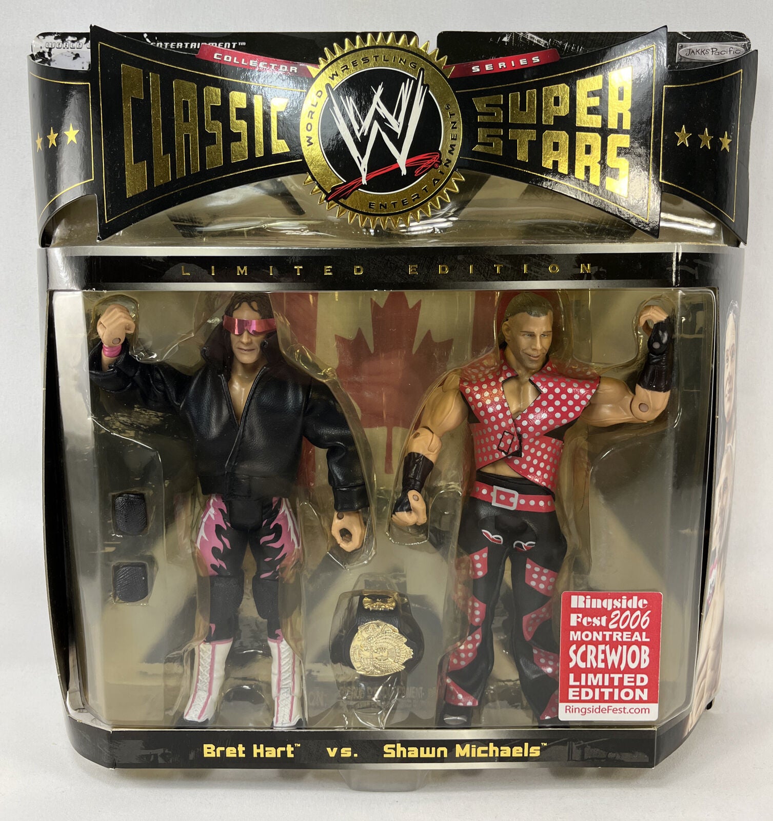 2006 WWE Jakks Pacific Classic Superstars Montreal Screwjob: Bret