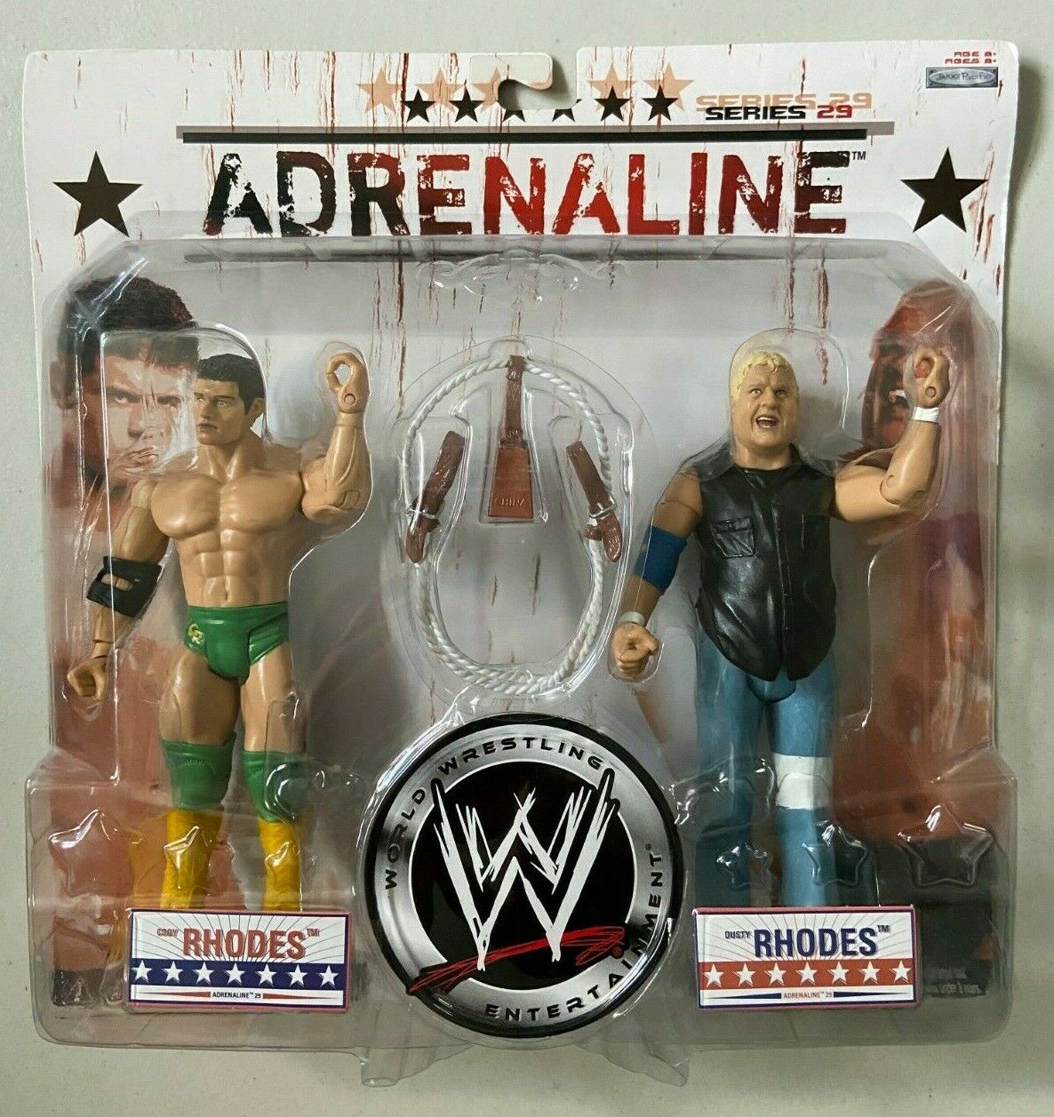 2008 WWE Jakks Pacific Adrenaline Series 29 Cody Rhodes & Dusty