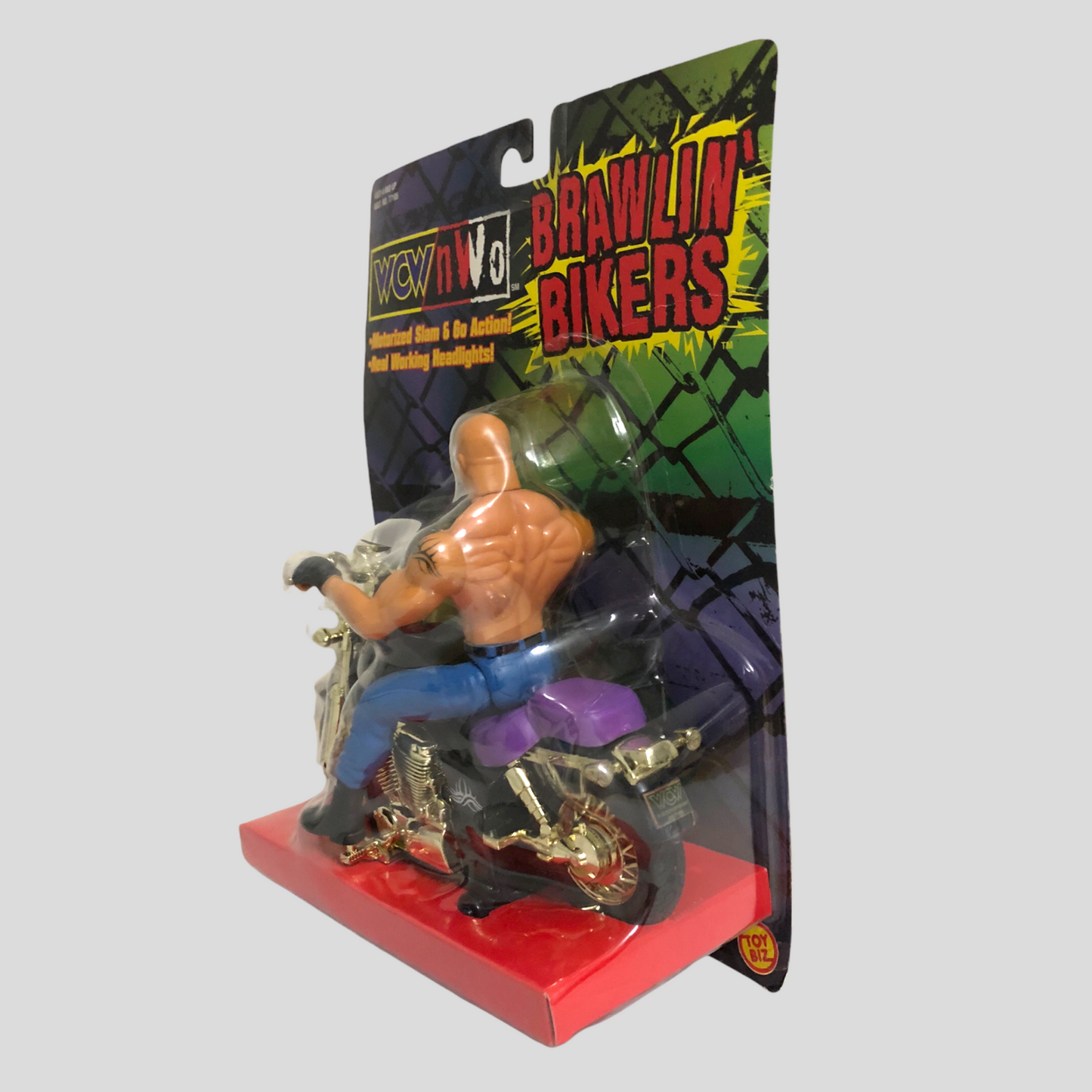 1999 WCW Toy Biz Brawlin' Bikers Series 1 Goldberg