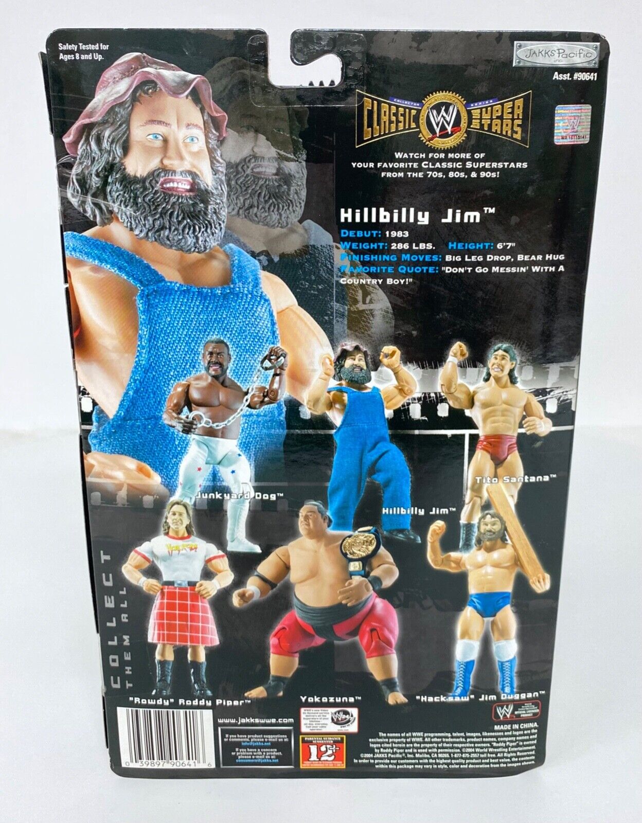 2004 WWE Jakks Pacific Classic Superstars Series 4 Hillbilly Jim