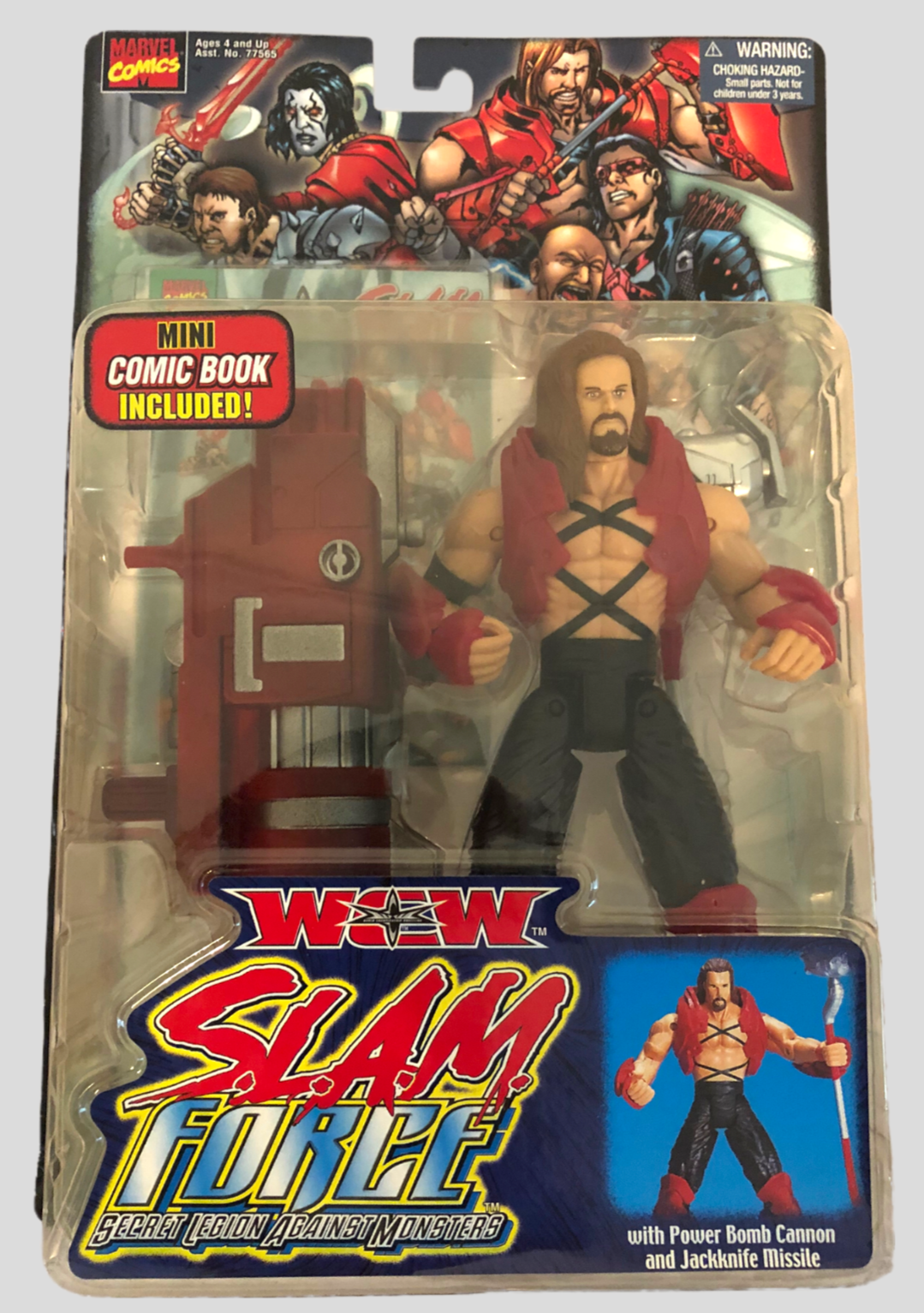 2000 WCW Toy Biz S.L.A.M. Force Kevin Nash – Wrestling Figure Database