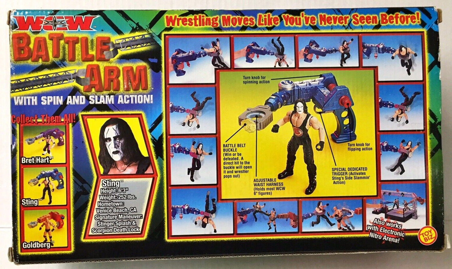 2000 WCW Toy Biz Battle Arm Sting