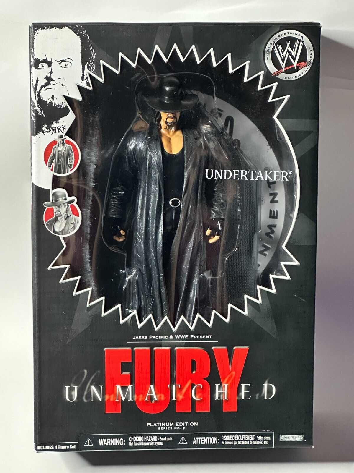 2007 WWE Jakks Pacific Unmatched Fury Series 2 Undertaker 