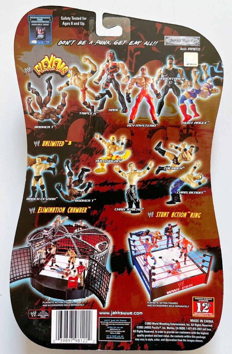 2003 WWE Jakks Pacific Flex 'Ems Series 4 Booker T