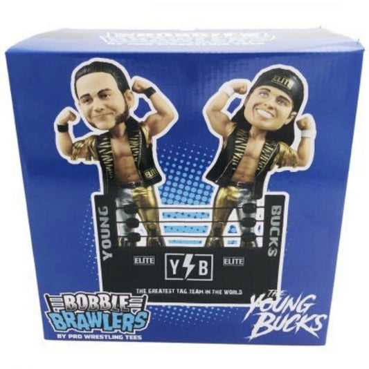 2018 Pro Wrestling Tees Limited Edition Bobble Brawlers Young Bucks
