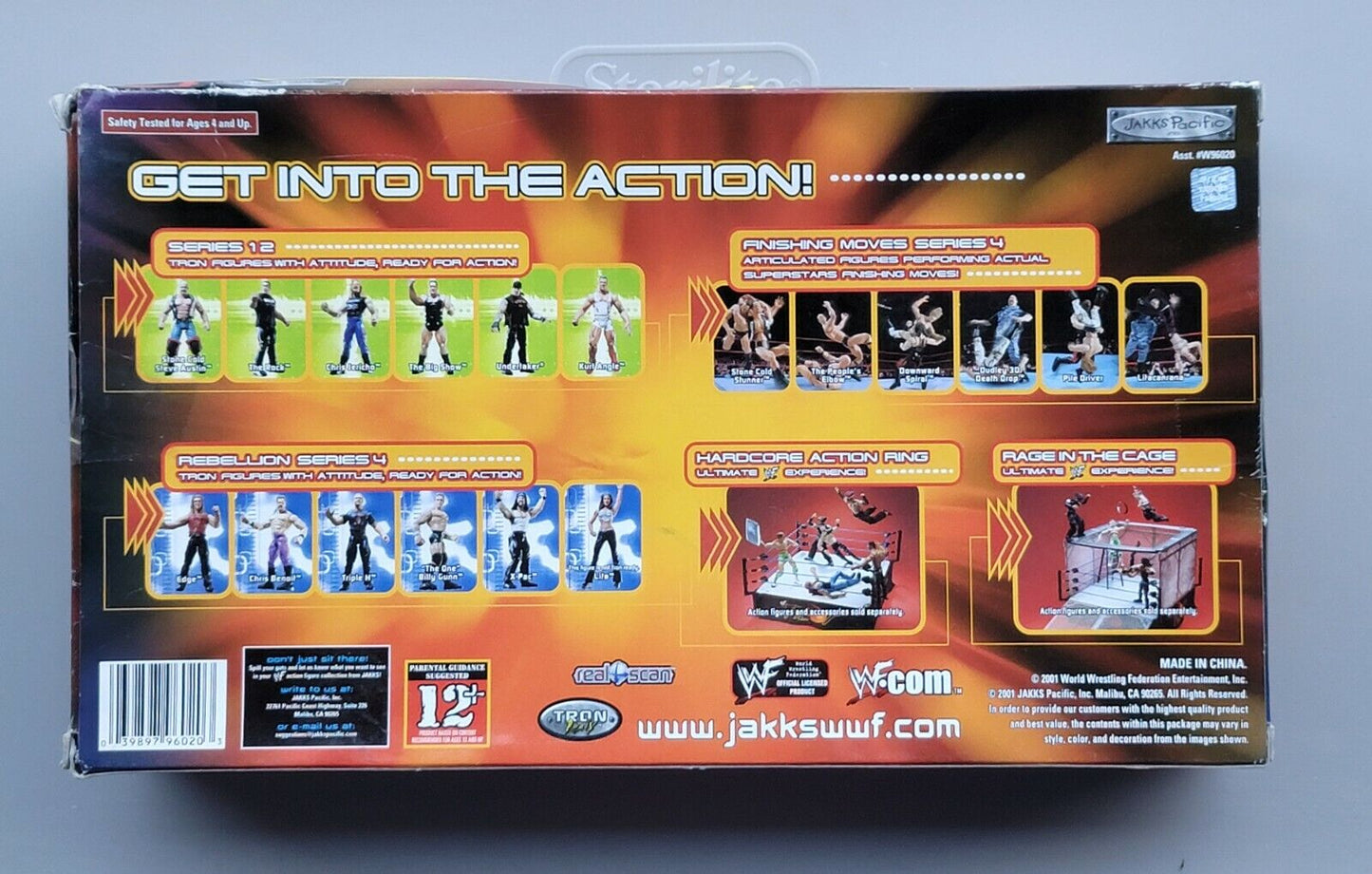 2001 WWF Jakks Pacific Titantron Live "Brothers of Destruction " Box Set: Stone Cold Steve Austin, Undertaker & Kane