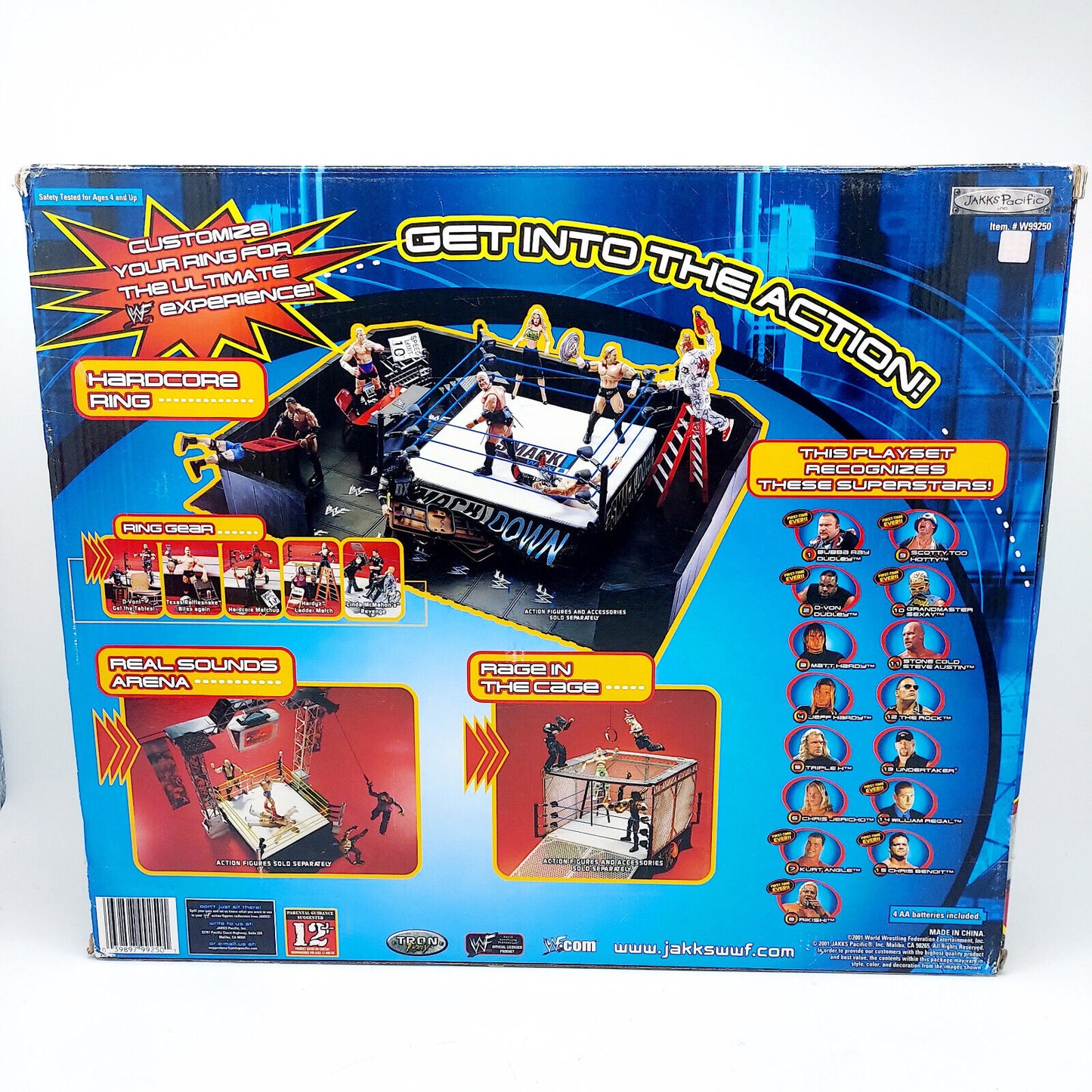 2001 WWF Jakks Pacific Titantron Live Entrance Stage Playset