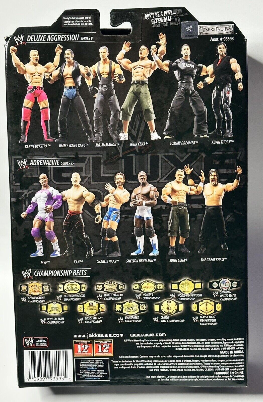 2007 WWE Jakks Pacific Deluxe Aggression Series 9 Mr. McMahon