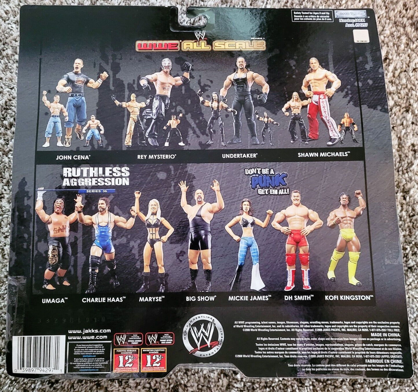 2008 WWE Jakks Pacific WWE All Scale Series 1 Rey Mysterio