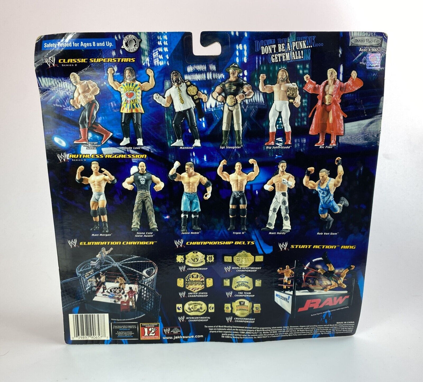 2004 WWE Jakks Pacific Ruthless Aggression WrestleMania XX Tag Teams: Scotty 2 Hotty & Rikishi