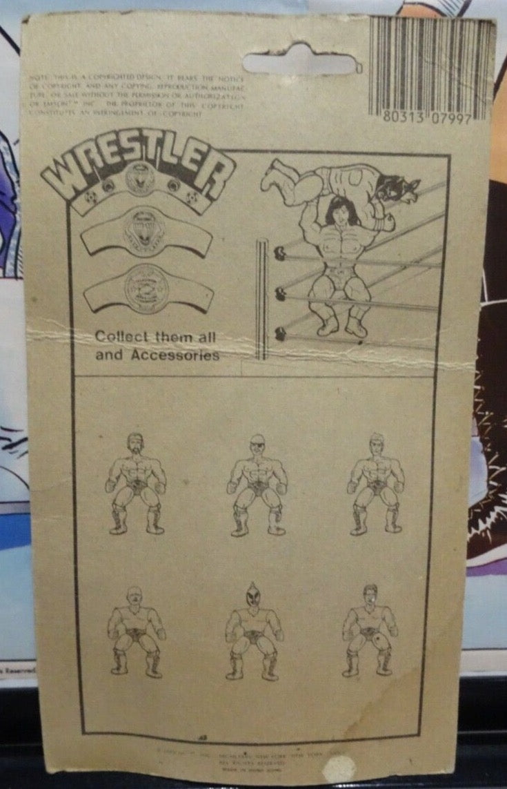 1985 Emson Bootleg/Knockoff IWA Wrestler Eraser