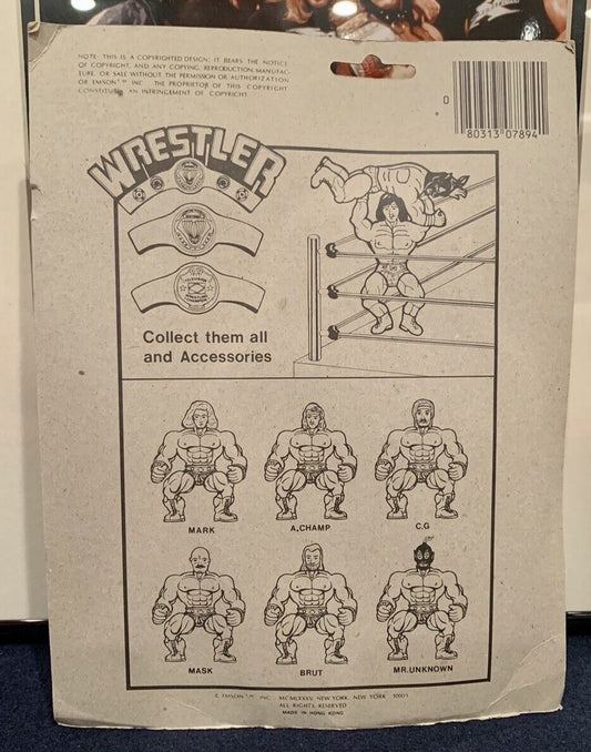 1985 Emson Bootleg/Knockoff IWA Wrestlers Main Event Action Figure