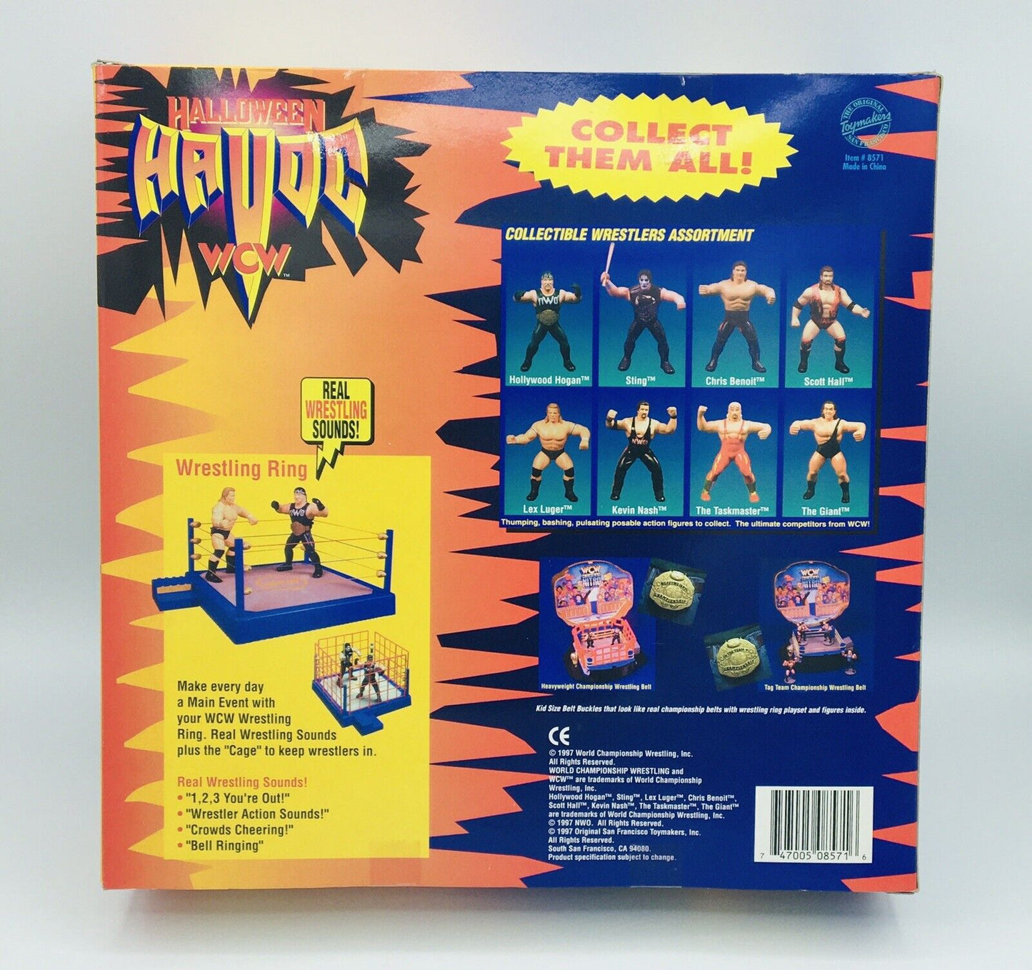 1997 WCW OSFTM Vibrating WCW Halloween Havoc: Kevin Nash vs. The Giant