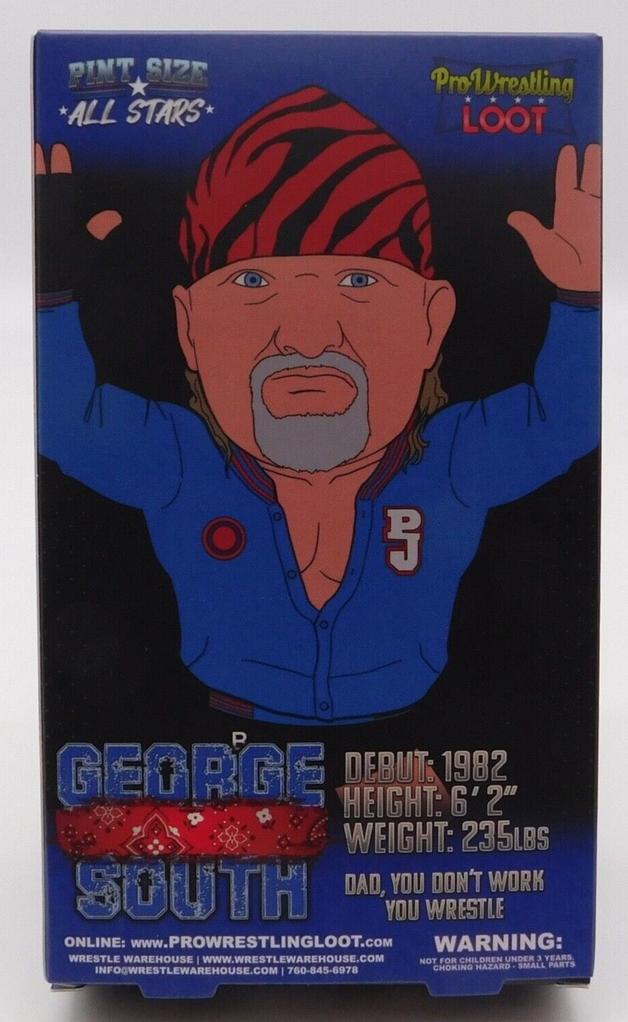 2022 Pro Wrestling Loot Pint Size All Stars George South