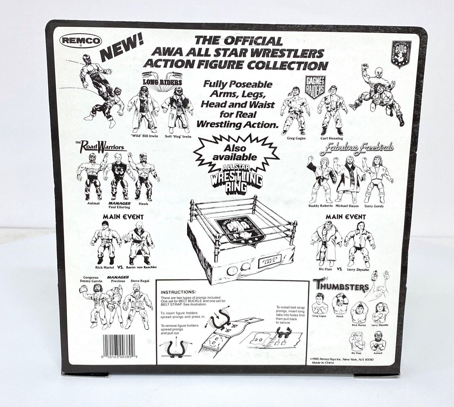 1985 AWA Remco Official Championship Belt