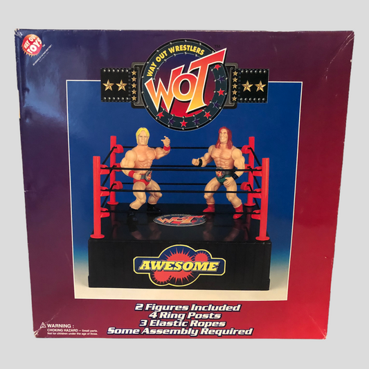 Way Out Toys Bootleg/Knockoff Way Out Wrestlers Ring [With Ric Flair & Ultimate Warrior]
