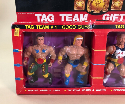 Madison Ltd. Wrestling Champions Bootleg/Knockoff Tag Team Gift Pack: Mr. Tattoo & Indian Joe vs. Killer Bandit & Ivan the Snake Man